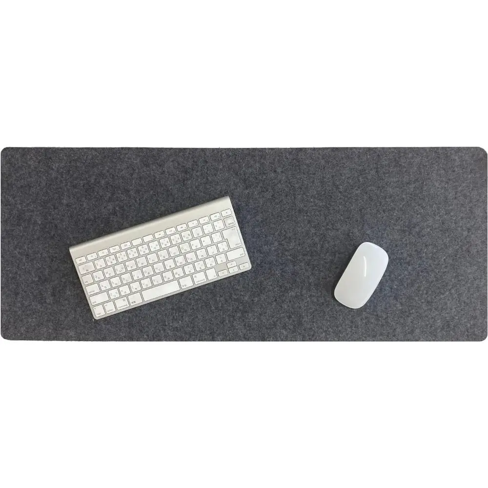 Professional Gaming Accessories Wool Felt Mouse Pad Non-slip Large Size Laptop Table Mat 90x40cm Home Office Keyboard Mice Mat