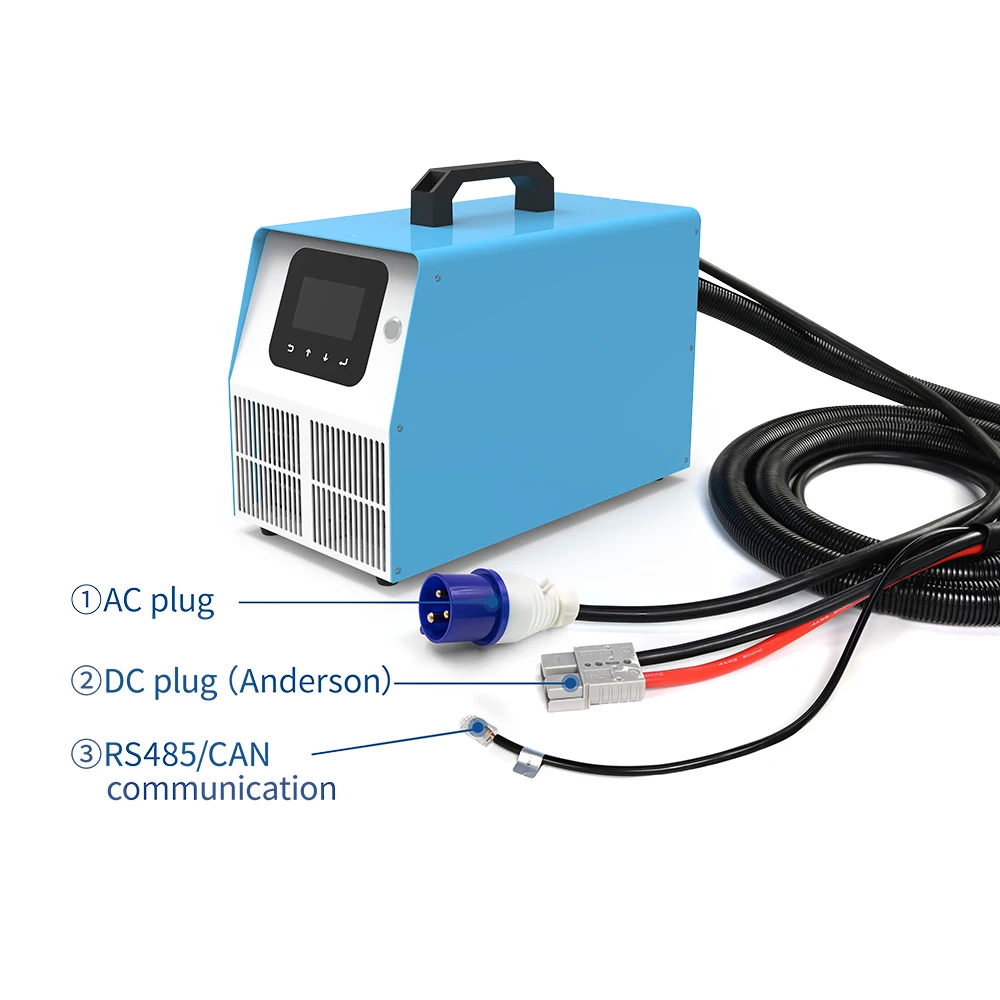 Lithium Battery Charger 24V 48V 64V 72V 80V 50A 100A 200A Forklift Charger