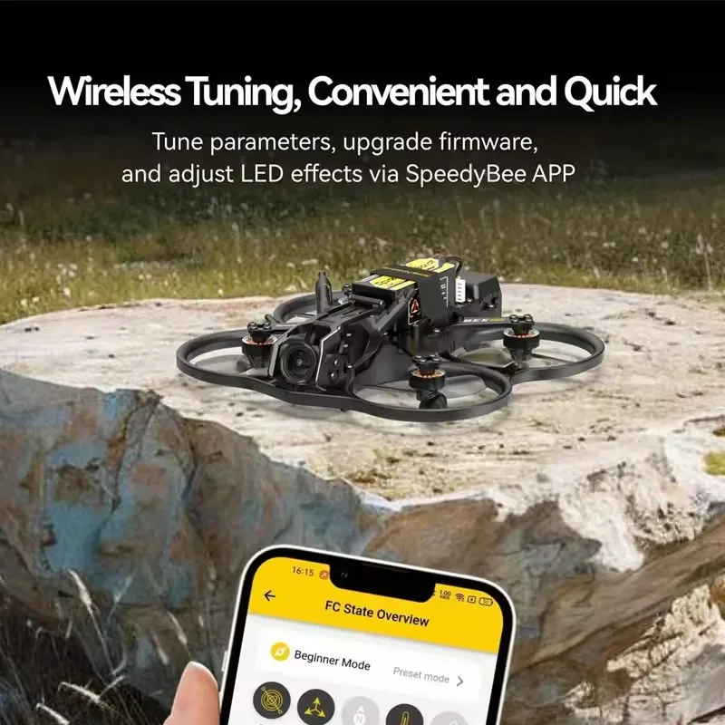SpeedyBee Bee25 2.5 بوصة HD طائرة بدون طيار FPV ELRS 2.4G TBS نسخة ل O4 O3 وحدة الهواء Runcam Link RC FPV Cinewhoop الطائرة بدون طيار #5