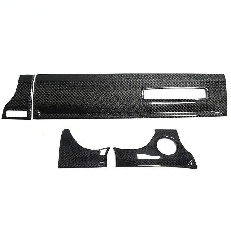 

Factory Hot Selling Real Carbon Interior Center Console Dashboard Air Vent Door Panel Decoration Cover for 1500