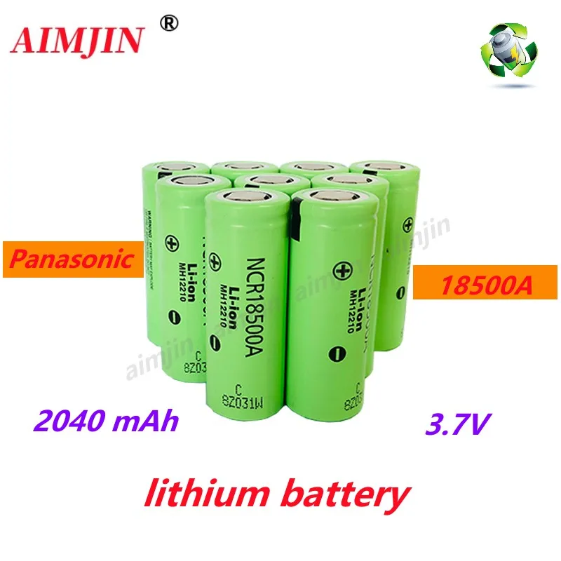 100% Original 3.7V 2040mah Lithium Ion Battery For Panasonic NCR18500A Toy Torch Flashlight Ect