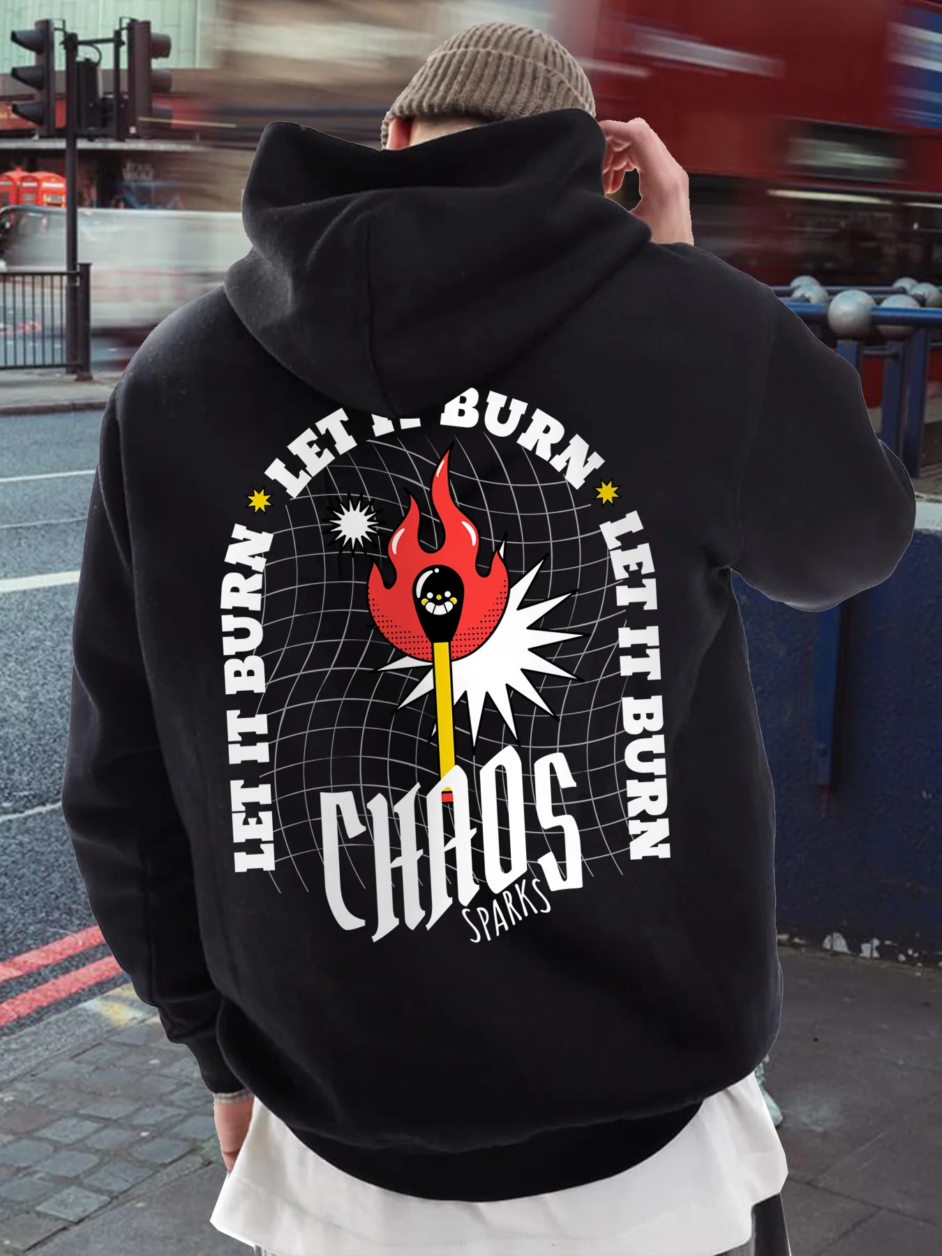 

Match Graphic Printing Autumn and Winter Men's and Women's Hoodies Casual Loose Outdoor Street Sports Training Brand Fashion