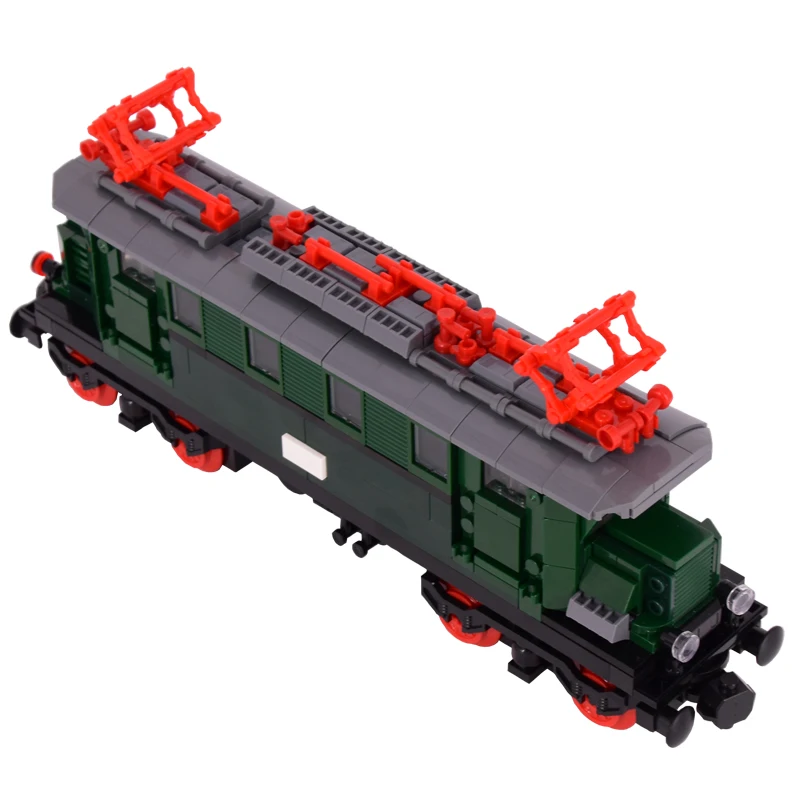 MOC City Creative DR-Baureihe E 44 الناقل قطار السكك الحديدية اللبنات الطوب لتقوم بها بنفسك ألعاب فنية للأطفال الهدايا
