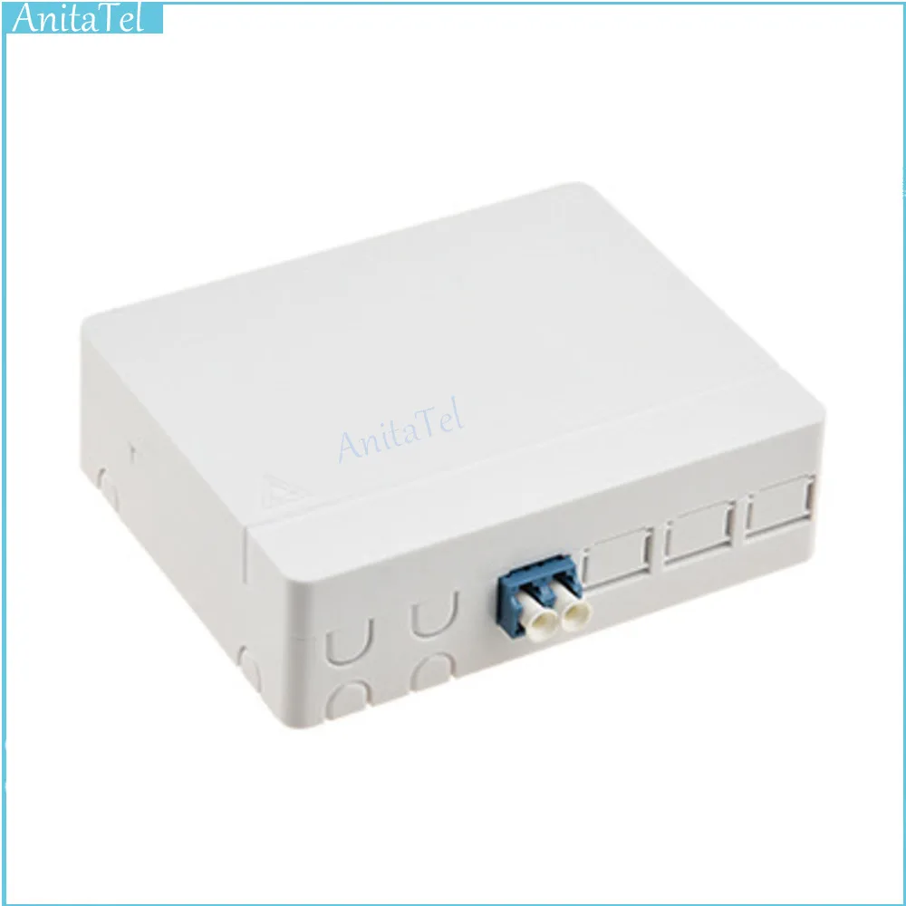 5Pcs Core FTTH Optic Termination Ftth 4 Ports Optical Fiber Panel Box With Connectors Pigtail