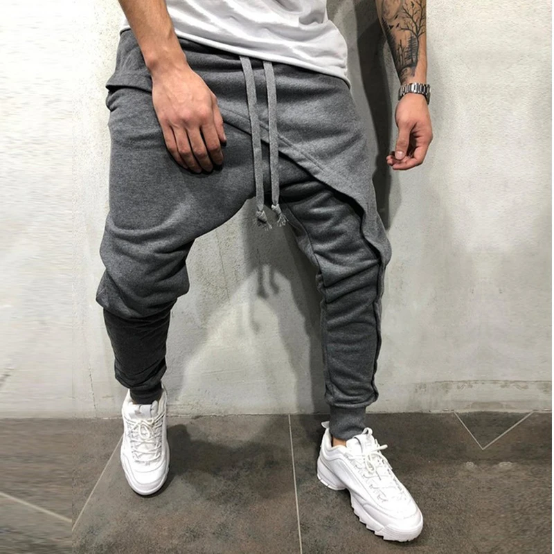 Men Cargo Pants Streetwear Hip Hop Track Pants Male  Pant Fashion Trousers Multi Colors Pocket Pants Sweatpants
