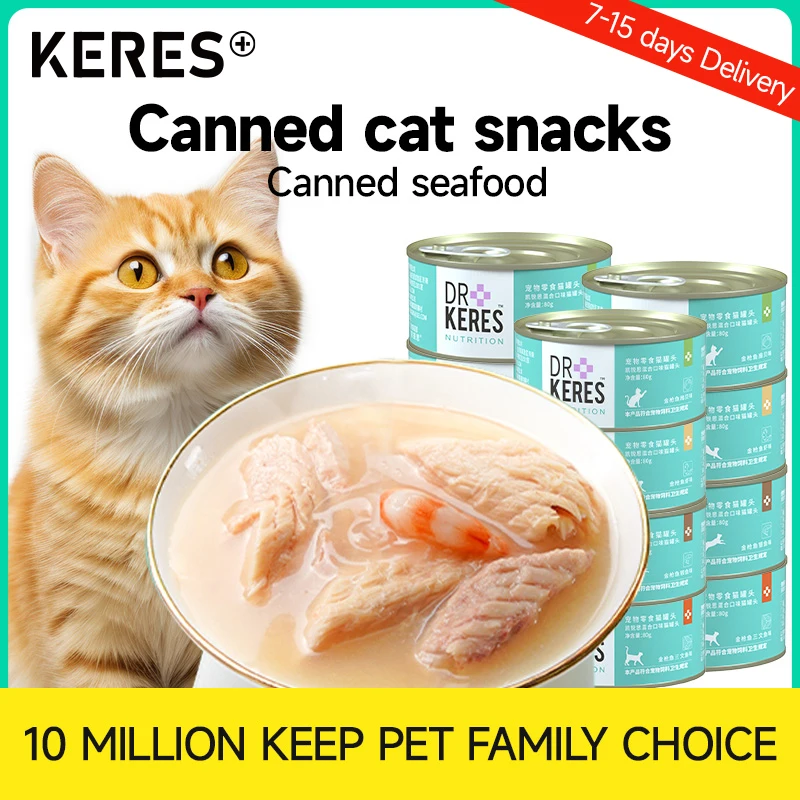 KERES Cat Can Pet Food/cat wet food/cat food/cat canned 80g