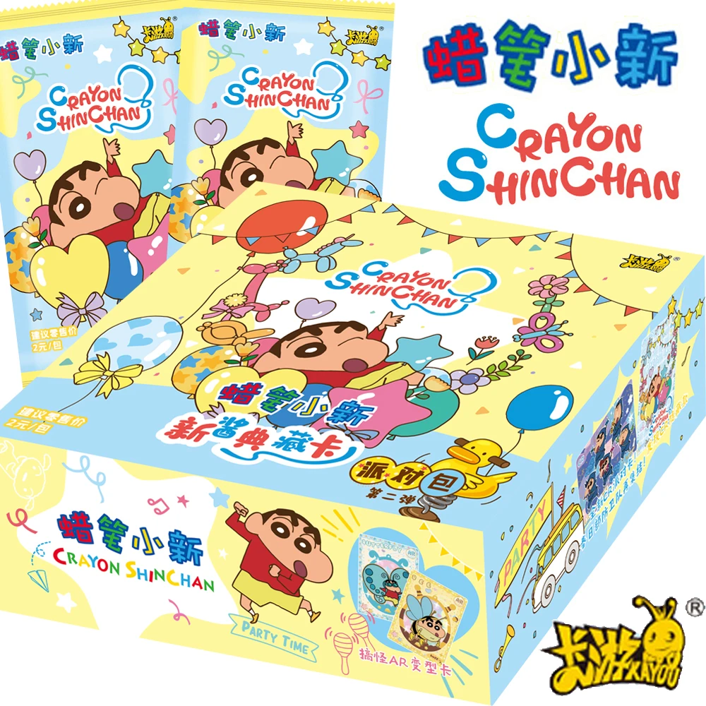 

KAYOU Crayon Shin-chan Card Party Bag Nohara Shinnosuke аниме персонаж знаменитая национальная характерная туристическая карта детская подарочная игрушка