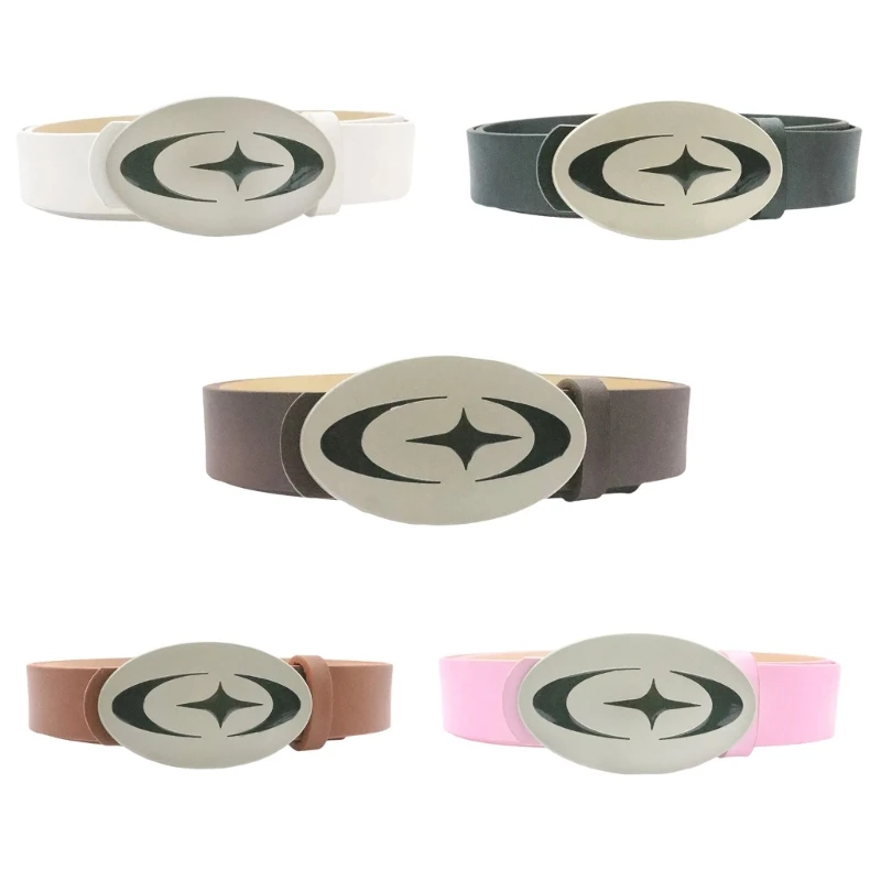 

Trendy Waist Belt Chain Punk Moon Star for Casual Costume Belt for Jeans Dress Dropshipping