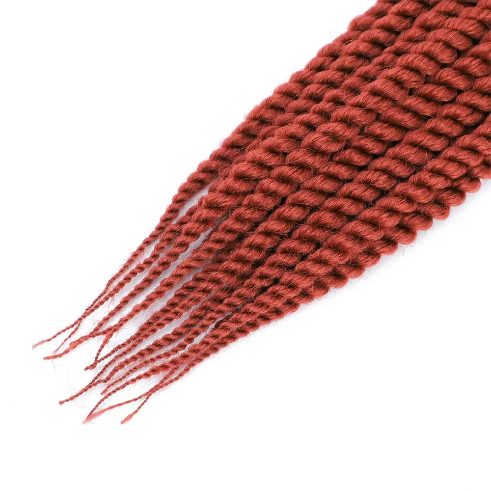 Havana Twist Crochet Hair Jumbo Synthetische Flechthaarverlängerungen Dicker Zopf Vorgefertigter Schutzstil Schwarz für Frauen Natürlicher Look – Detail 7