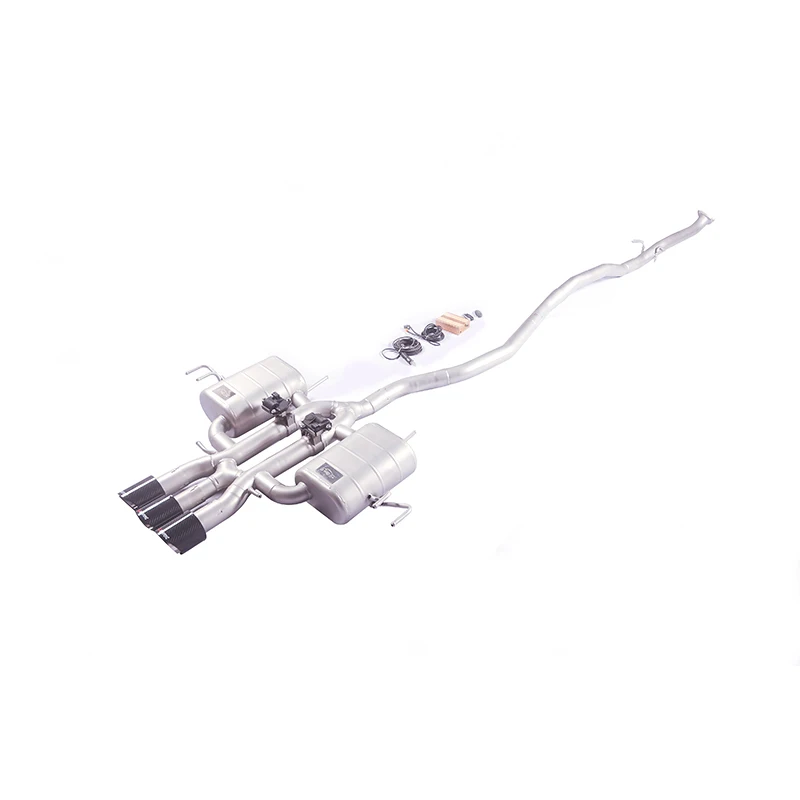 OEM High Performance Quad Stainless Steel Exhaust Pipes for Honda Civic Type-R FL5 2.0T Ss304 Full Exhaust Pipes