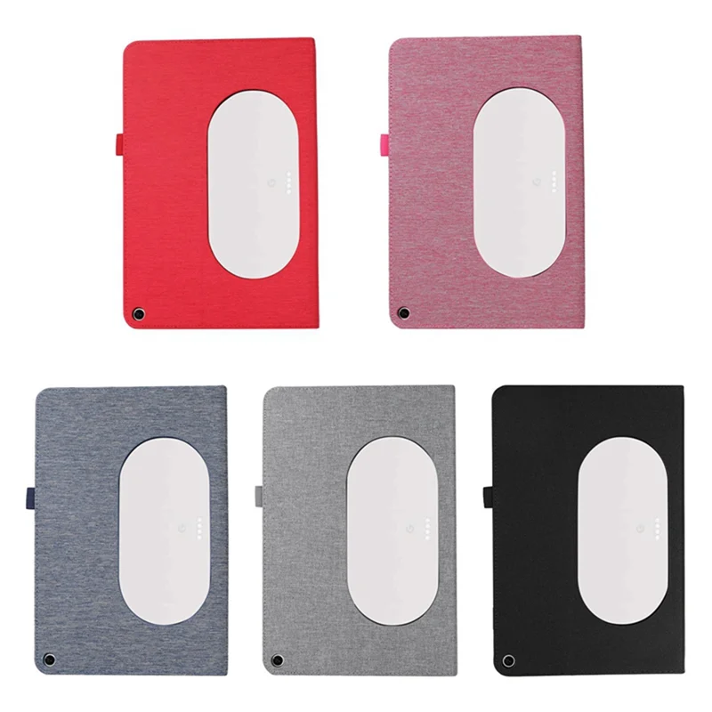 For Google Tablet Pixel Tablet Denim Pattern Protective Cover Tpu Soft Case Can Be Connected to the Sound Case,Red