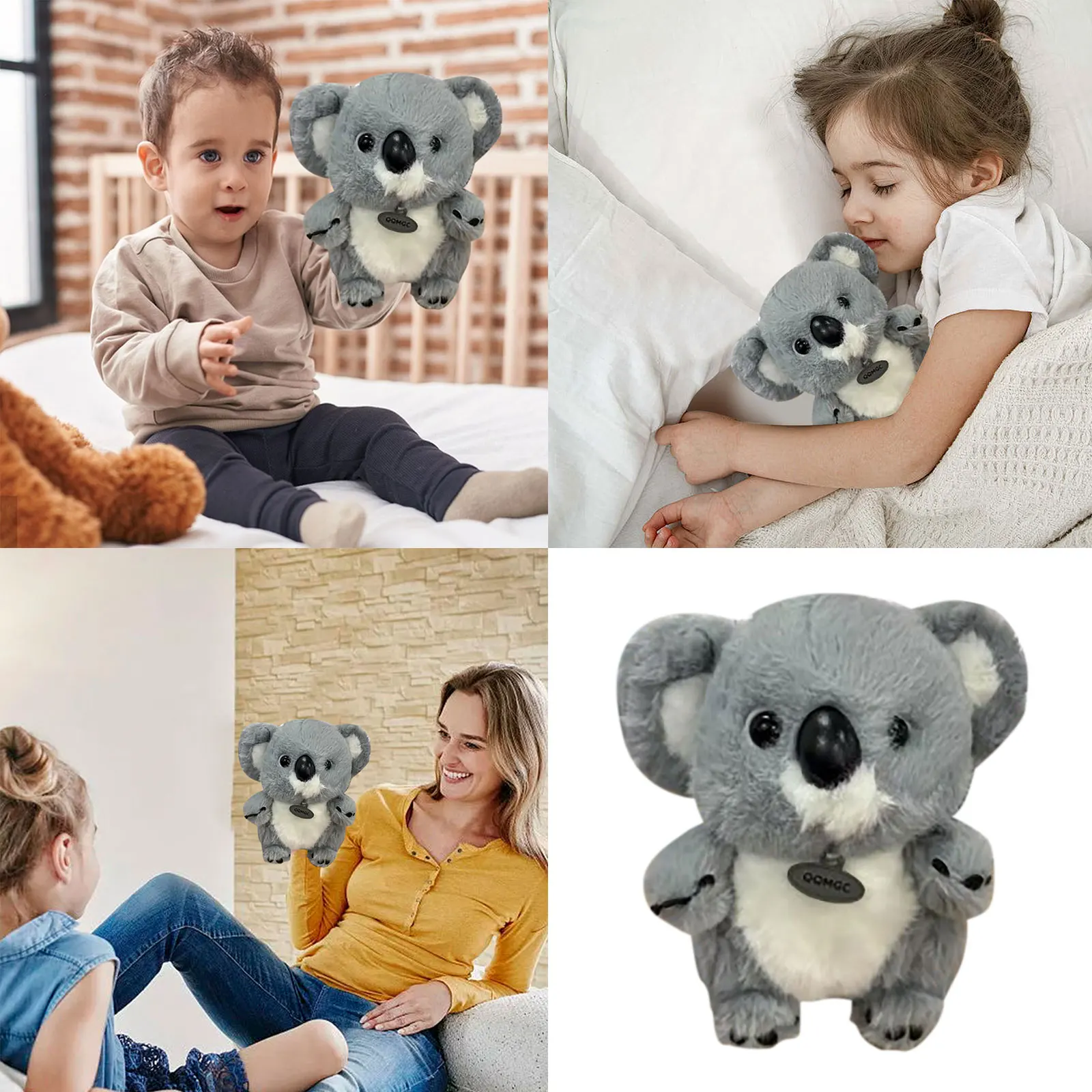 دمى بوي 20 سنتيمتر كوالا فائقة النعومة يحاكي الحركات الطبيعية مثل لعبة كوالا الحقيقية المحشوة مريحة 250 واط سيارة أمبير #1