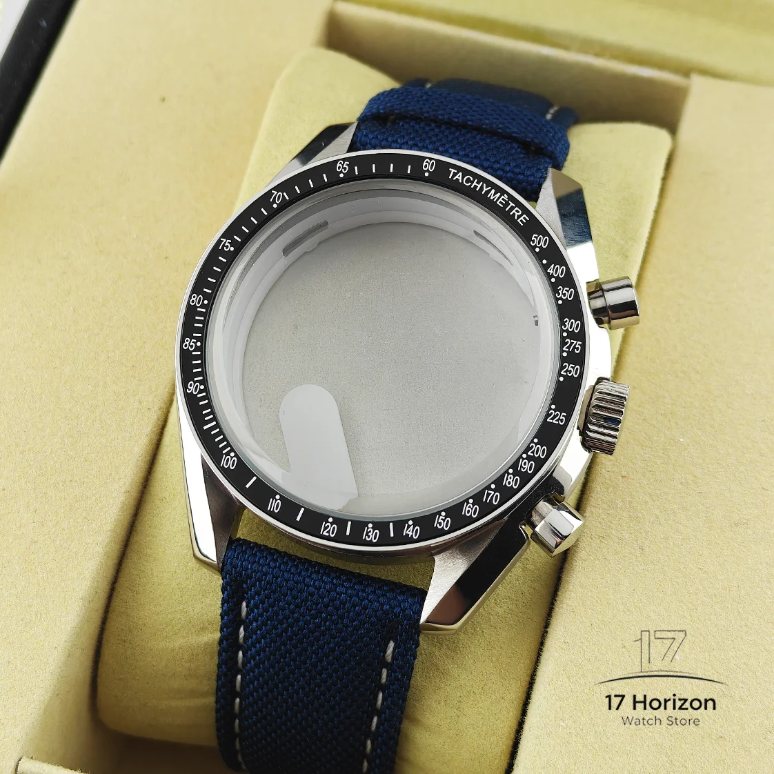 39MM Nylon Strap VK63 Cases Fit For Speed Master VK64 Cases VK63 Cases High Quality Stainless Steel Case Chronograph Parts
