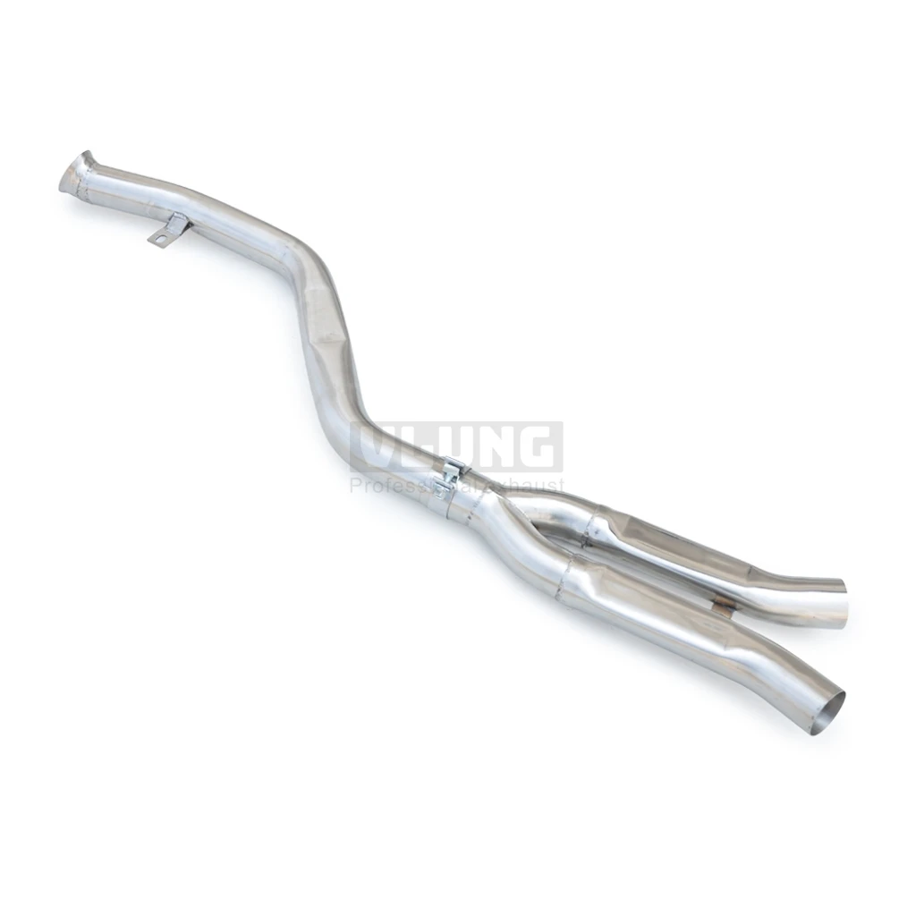 Exhaust Front/Mid Pipe without OPF for Toyota Supra A90 3.0T 2021-2026 Stainless Steel Performance Section