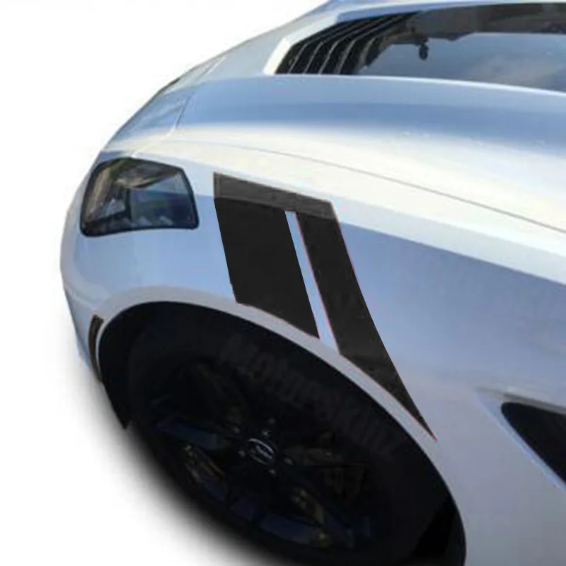 fender sticker car decal stripe car body car fender L&R Eye Catching Racing Vinyl Truck Decal Black Decoration