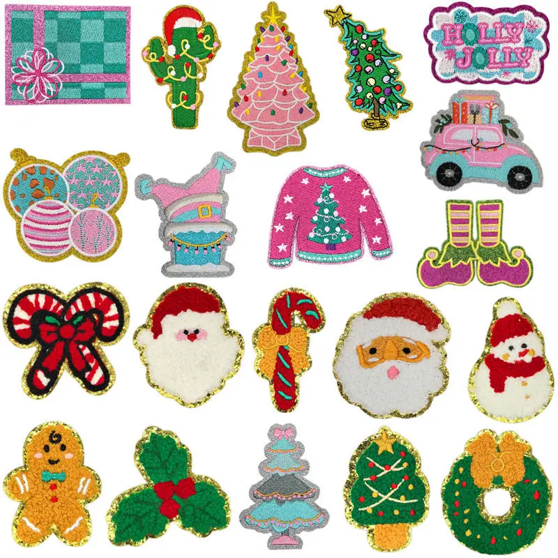 

Glitter Cisas Embroidered Label Fabric Patch for Clothes Hats Heat Seal Adhesive Iron on Label from China DIY Sewing Acce...