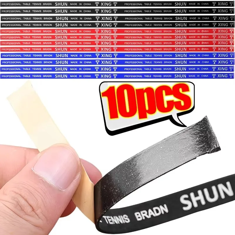 10/2Pcs Self-adhesive Table Tennis Racket Edge Tape 45*1cm Non-slip Ping Pong Bat Side Protective Tape Accessories Equipment