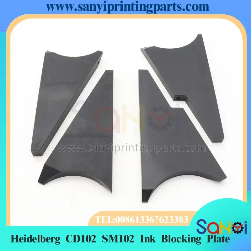 1 Set 41.008.034 MV.025.468 Heidelberg CD102 SM102 Triangular Plate Ink Fountain Baffle Ink Blocking Plate