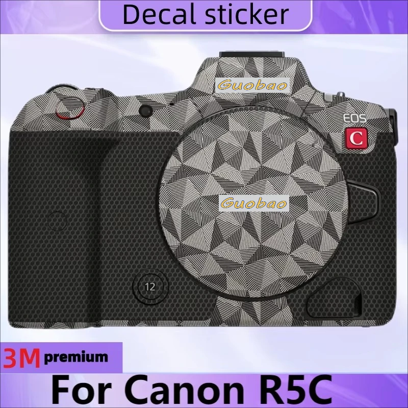 

For Canon R5C Camera Skin Protective Film for Canon EOS R5 C Camera Premium Decal Skin Cover Case Film Body Wrap Covered