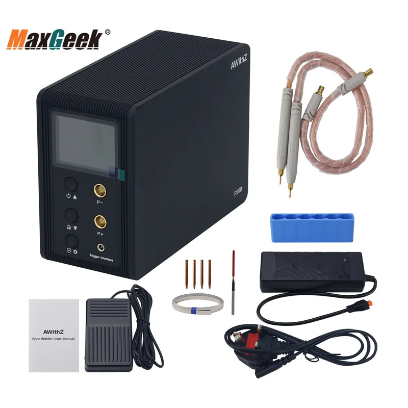 Maxgeek P20B 14.6KW 1625A 18650 Lithium Battery Spot Welding Machine Handheld Capacitor Spot Welder