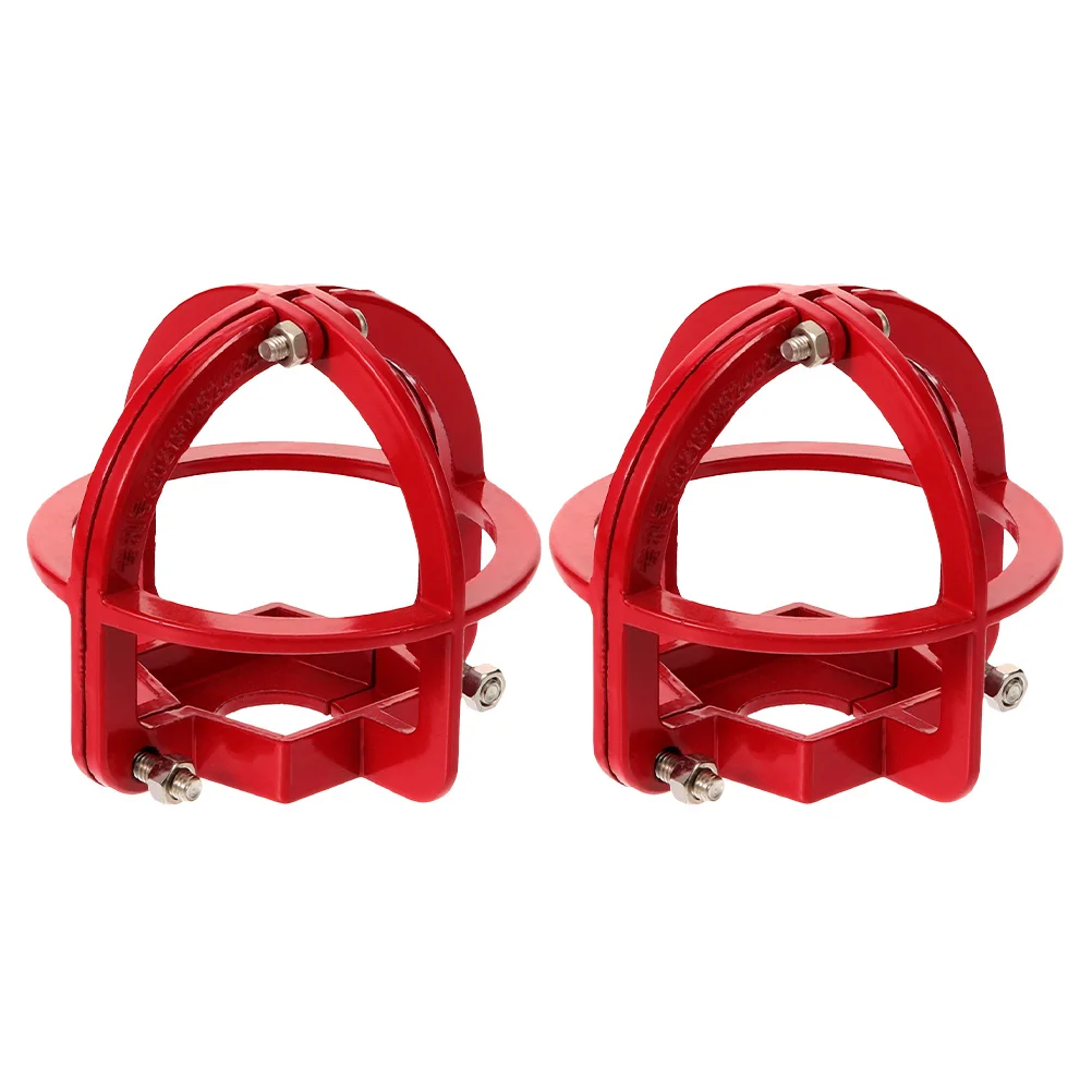 

2pcs Fire Pendent Sprinkler Protective Cage Durable Shield For Kitchen Restaurant Office Home Cover