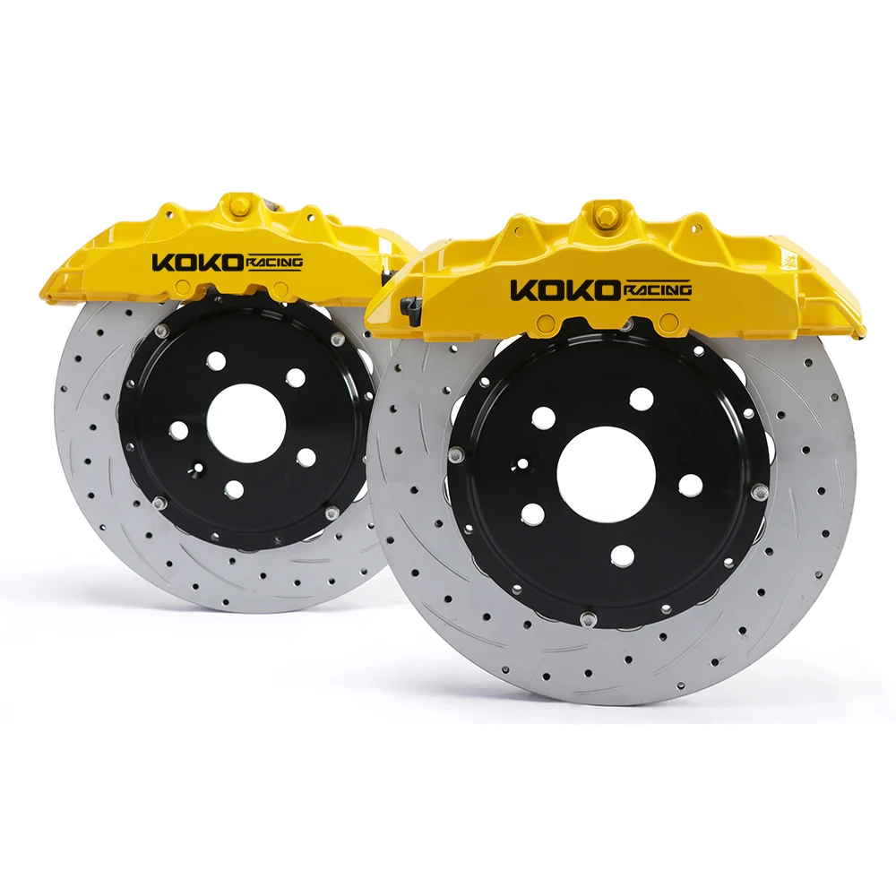 High Performance 8 Piston Big Brake Caliper with Drilled and Sollted Disc Rotor Kits for BMW F82 F30 M4