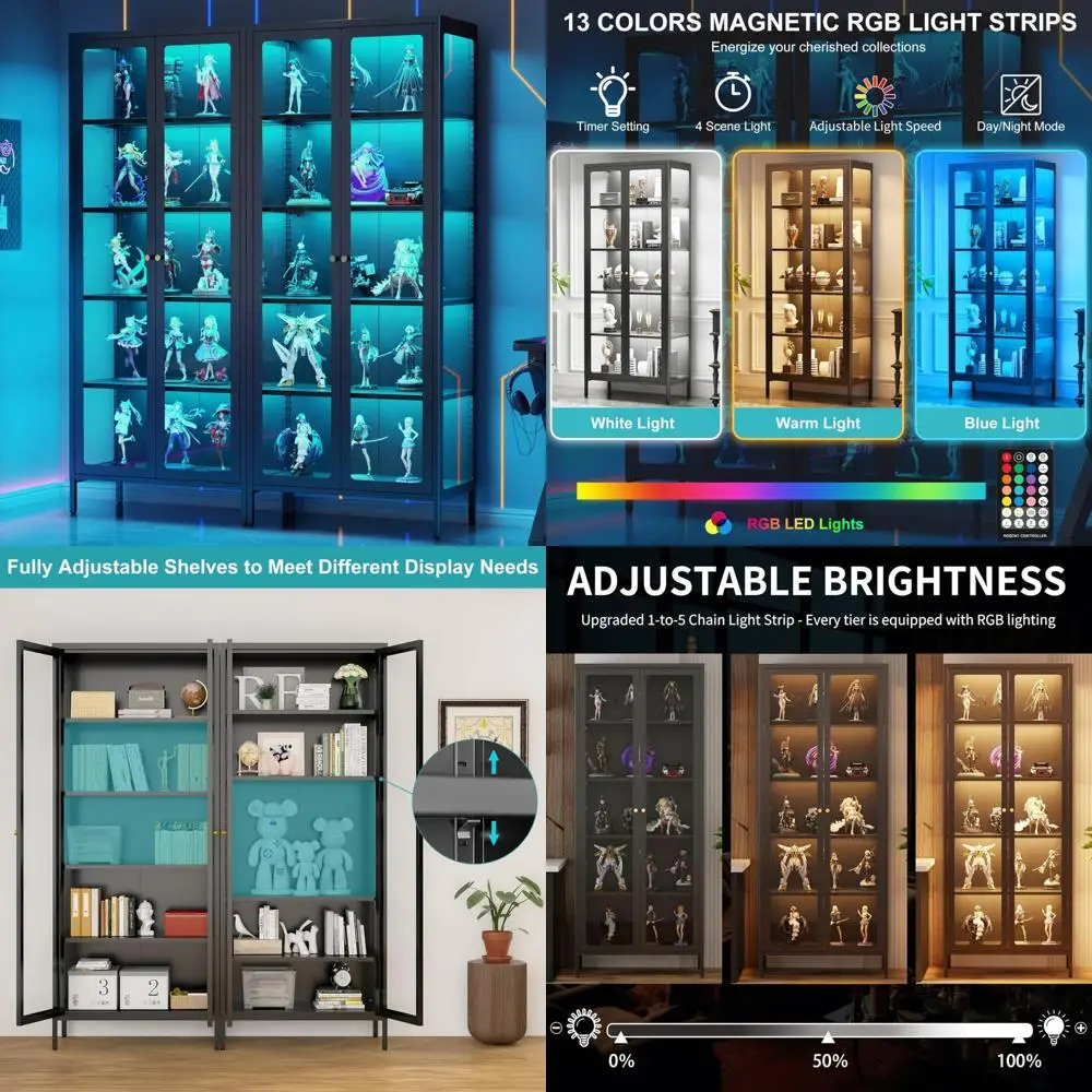 Illuminated 67" Gla…