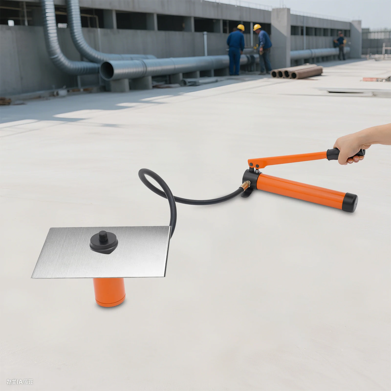 Hydraulischer Locher-Set, manuelles Locher-Set, Handpumpe, Locher-Set mit 6 Matrizen, Orange, für den Bau in der Elektronikindustrie – Detail 1