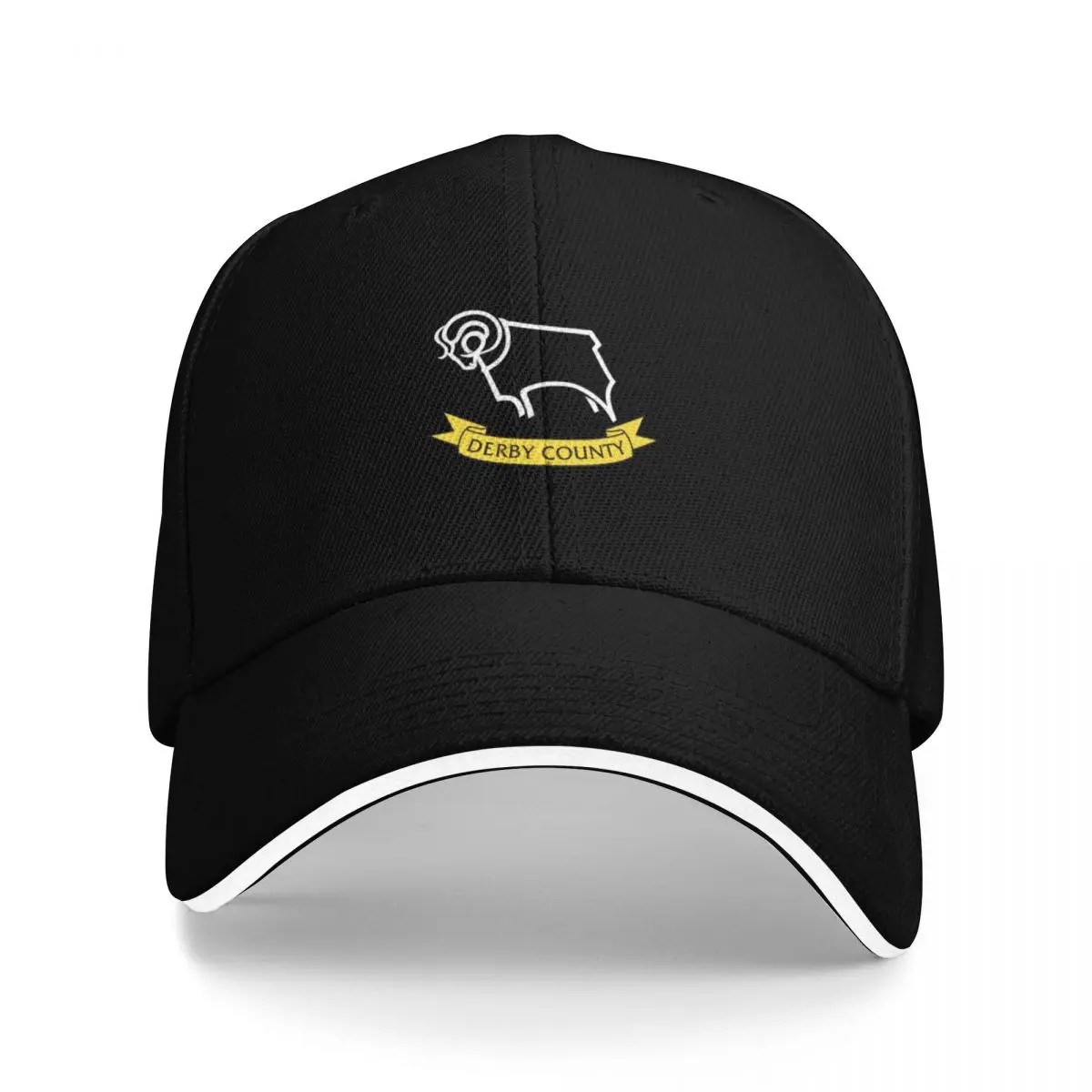 

Copy of Derby County FC logo - panel Split Baseball Cap Military Tactical Cap derby hat Beach Outing Men's Luxury Women's