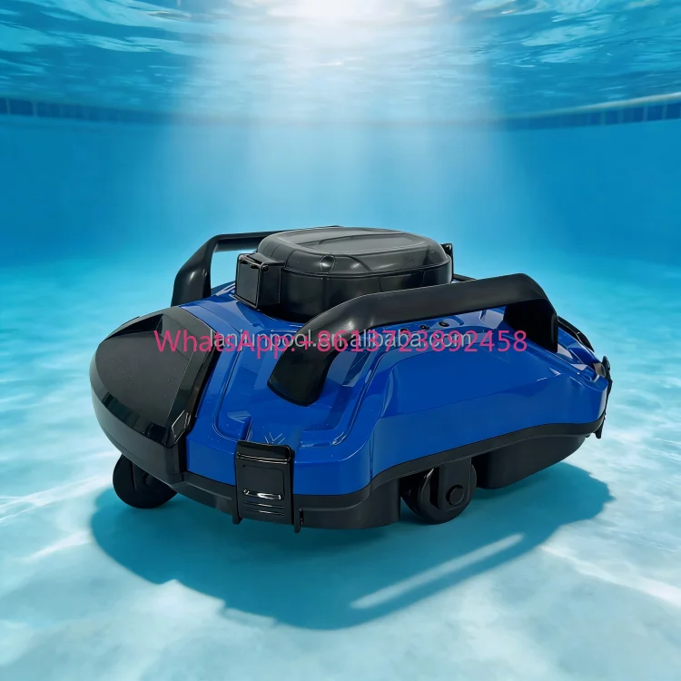 Wireless Automatic Pool Vacuum Cleaner with One - Click Start, 5000mAh Battery & IPX8 Waterproof for Above Ground/Inground Pools