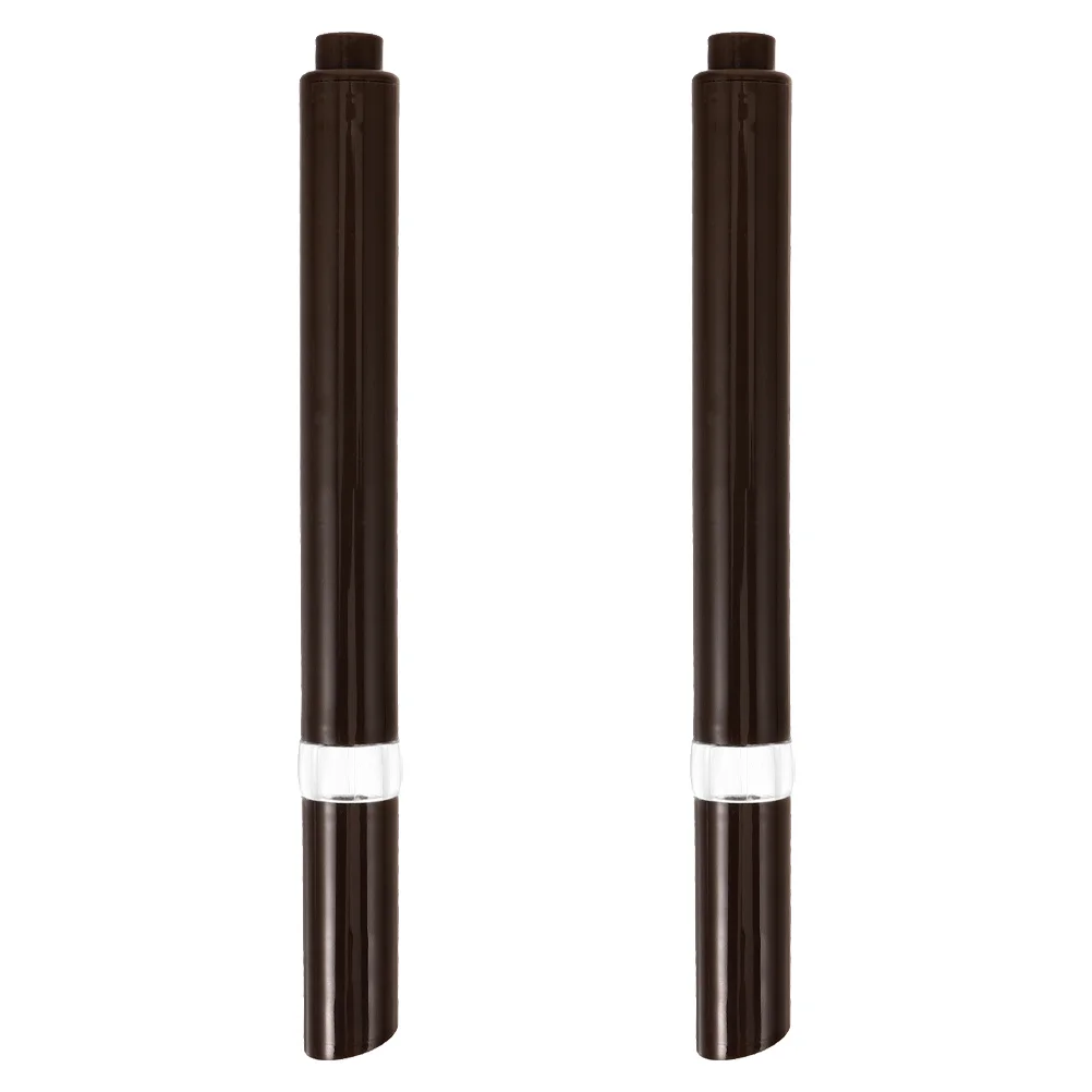 2 قطعة ملمع الشفاه بلسم الشفاه الصحافة القلم 2 مللي شفافة إعادة الملء فرشاة تلميح قضيب للعناية ببشرة زيت الأظافر #6