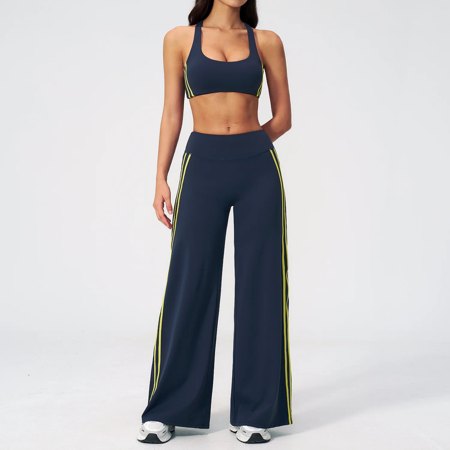 

Summer Soften Yoga Set 2PCS Sports Suit Women Gym Set Fitness Tracksuit Workout Suit Female Sportswear Quick-Dry Yoga Clothing