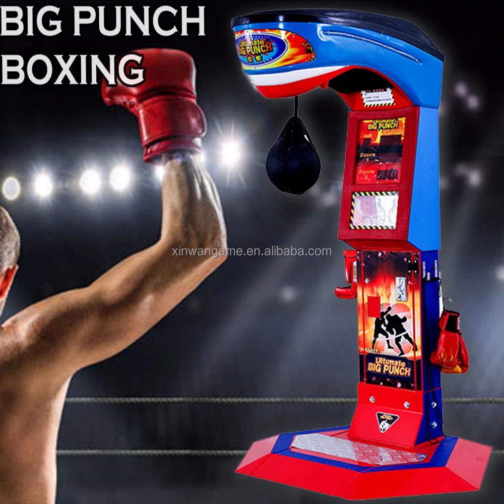 Super Blaster King Large Entertainment Equipment Coin Operated Arcade Game Kids Fun Sport Fist Force Measurement King Boxing