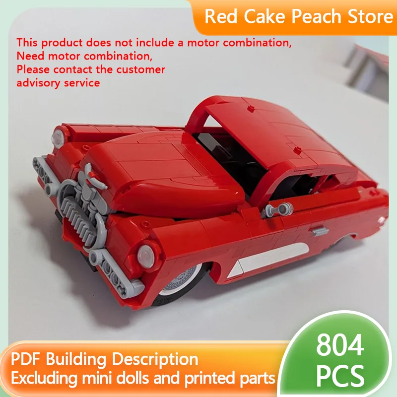 

City Car Model MOC Building Bricks American Classic Sports Car Modular Technology Children Holiday Gifts Assemble Toys Suit