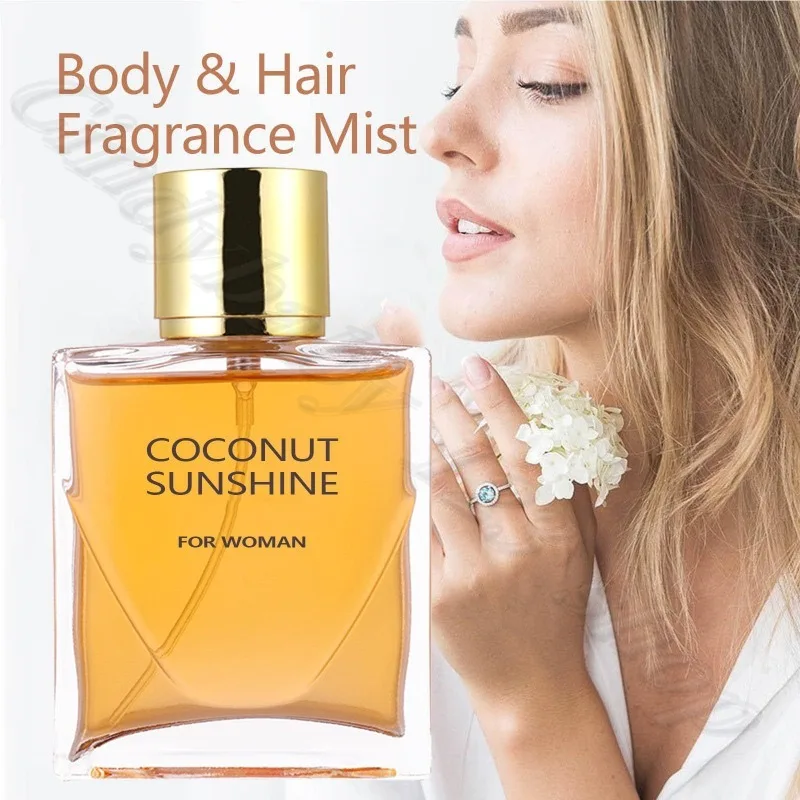 Coconut Sunshine Perfume Coconut Sunshine Perfume Fresh and Elegant Vanilla Eau De Toilette 60ML