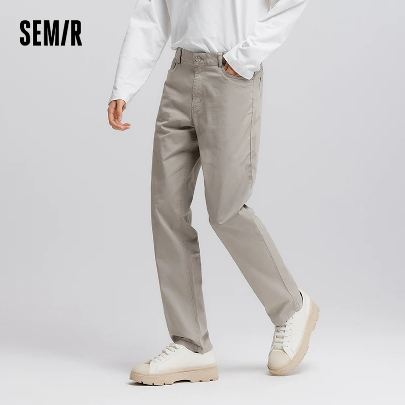 

Semir Casual Pants Men 2024 Spring New Urban Daily Simple Commuting Long Trousers