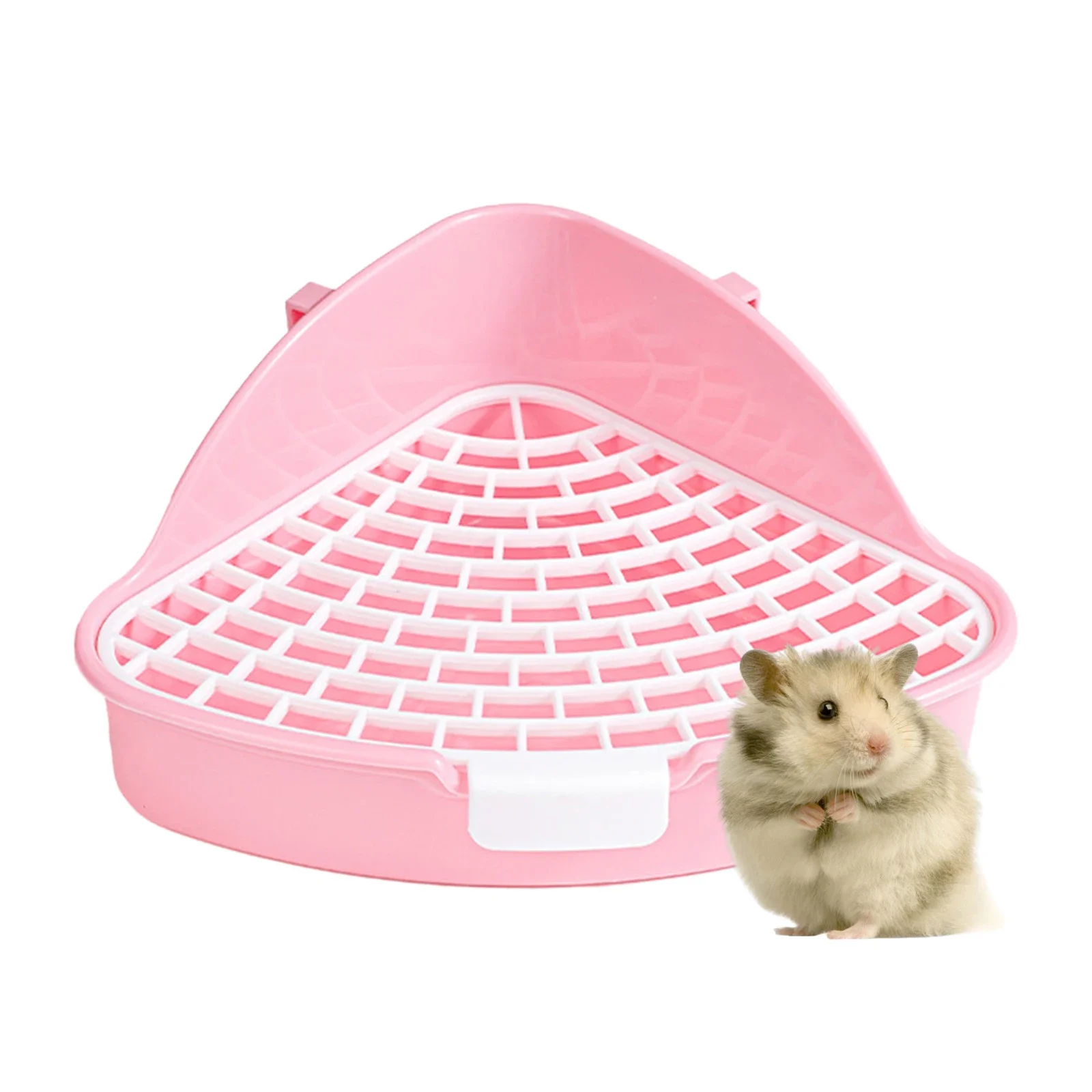 Rabbit Litter Tray Toilet Animal Potty Trainer Bunnies Corner Toilet Box for Ferret Hamster Dragon Cat Guinea Pig Dutch Supplies view 3