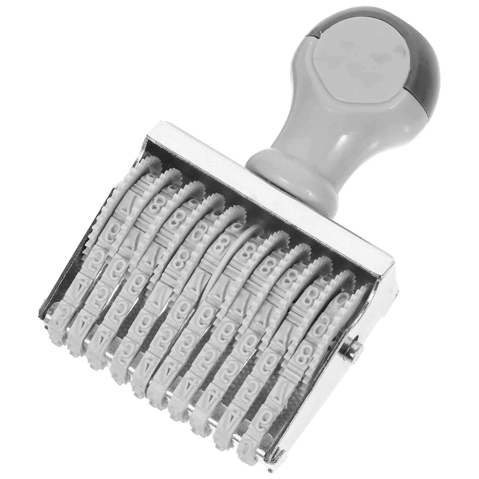 

Multi-Function Portable Number Roller Stamp Handheld Stamper For Office File Supply Digital Print Plastic Lightweight