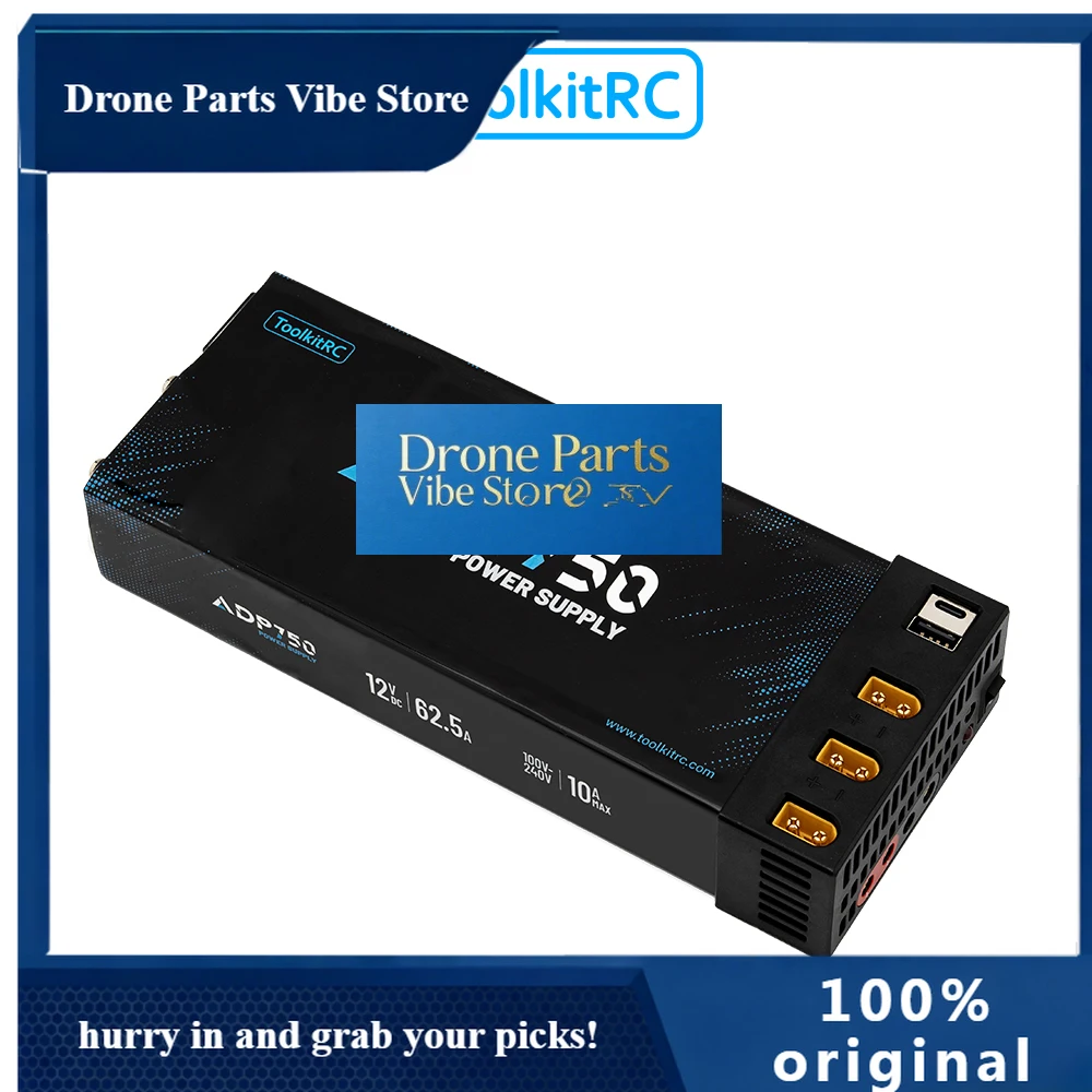 

Drone PartsToolkitRC Charger Adapter ADP750W Input 10A Output 12V 62.5A Power Supply