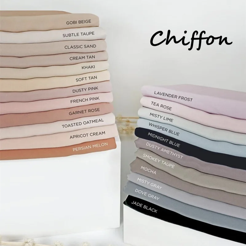 70X175CM Pearl Chiffon Malay Long Scarf Pure Solid Bubble Chiffon Headscarf Muslim Female Plain Premium 72 Colors Hijab Shawl