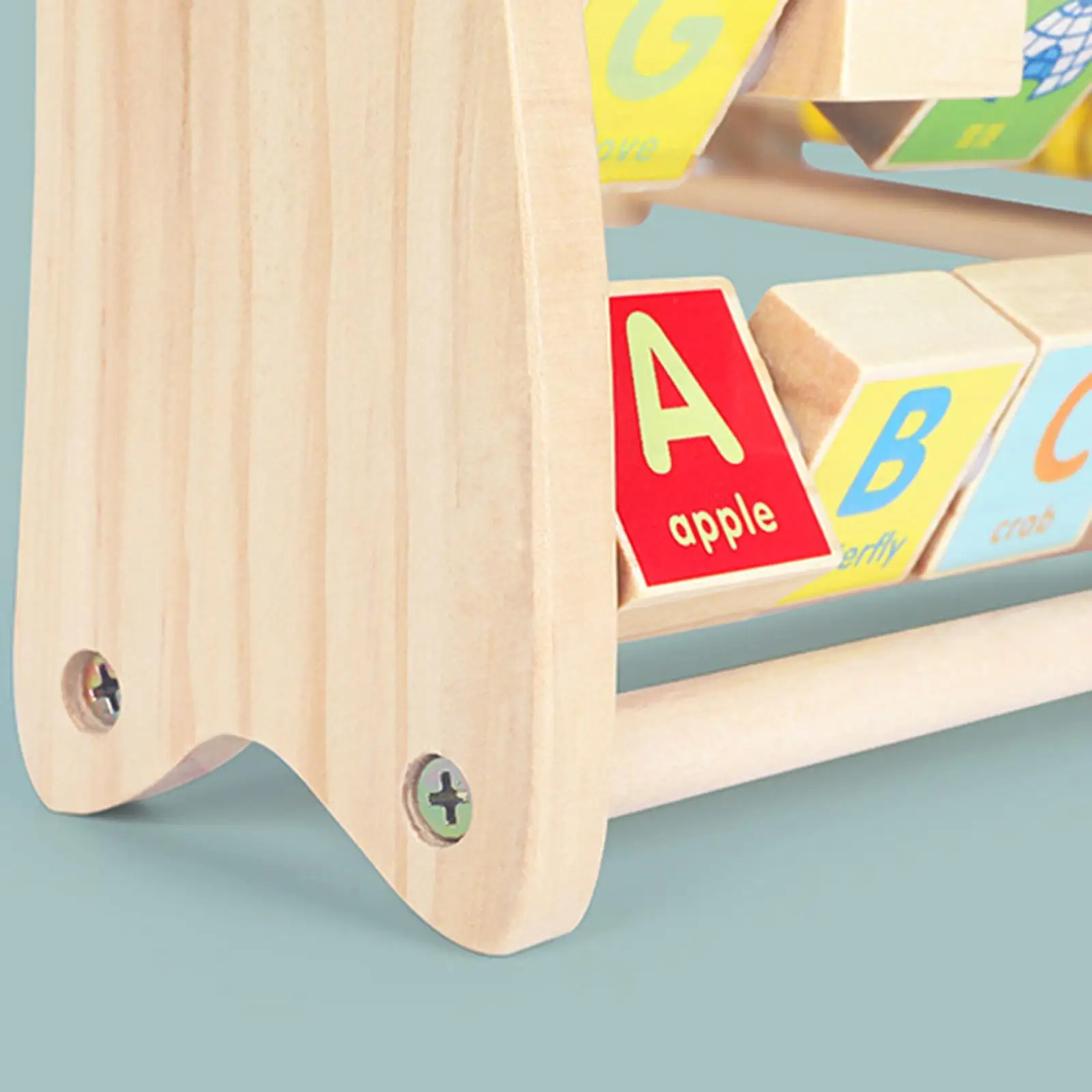 Wooden Counting Frame Math Abacus Toy for Children Educational Learning Tool Preschool Number Rack Montessori Beads