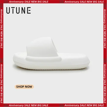 Utune Zomer Dames Dikke Wolkachtige Eva Slippers-Schattige Dikke Zool Comfortabele Sandalen Voor Dames En Heren