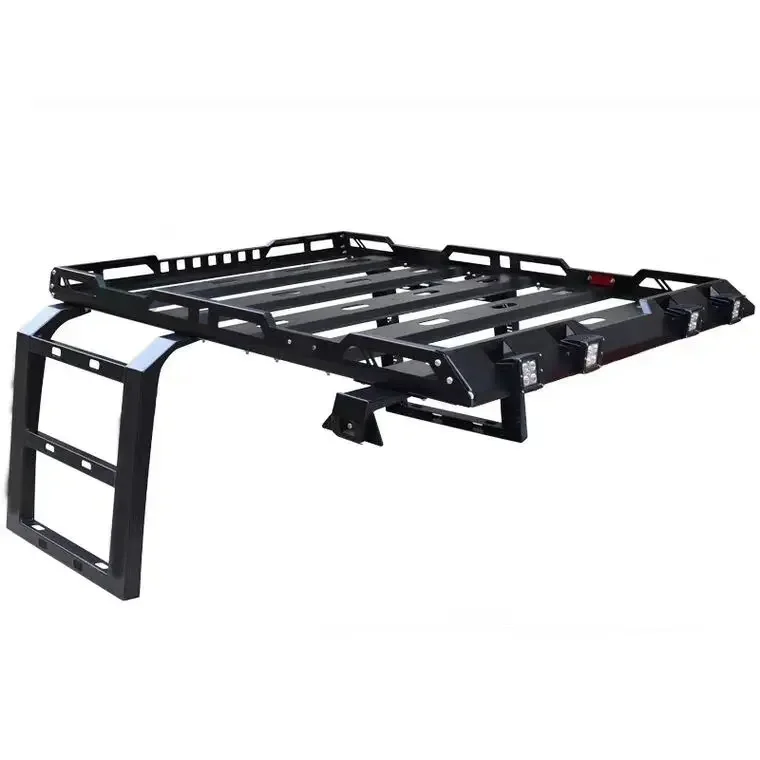 New Design Black Aluminum Roof Basket  Large Capacity  Luggage Rack Suitable for Trucks Cars Jeep