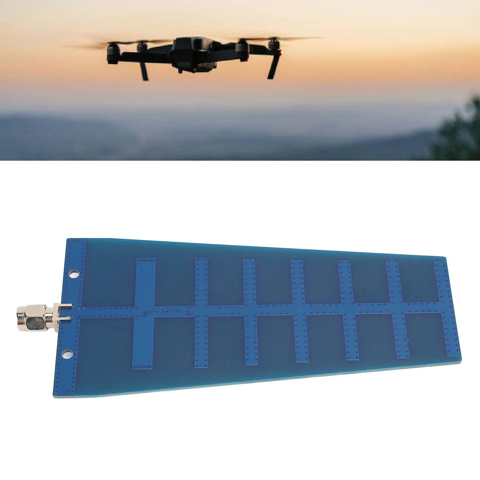 WiFi Directional PCB Yagi Antenna SMA Connector 2.4GHz WIFI Antenna High Gain Lightweight High Efficiency 12dBi for FPV Drone