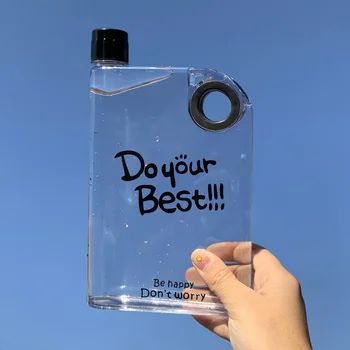 420ml Slim Clear Water Bottle 1