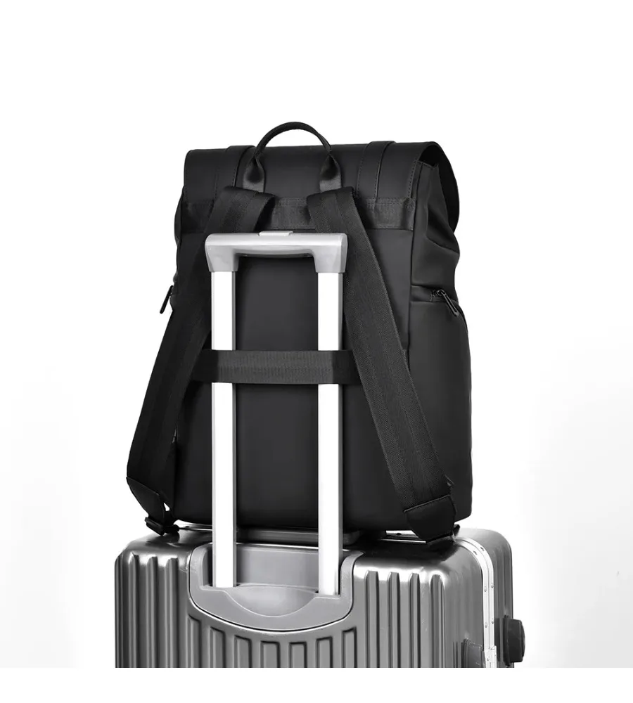Unisex Versatile Backpack With 15.6-inch Laptop Compartment For Business Commute And Daily School Use