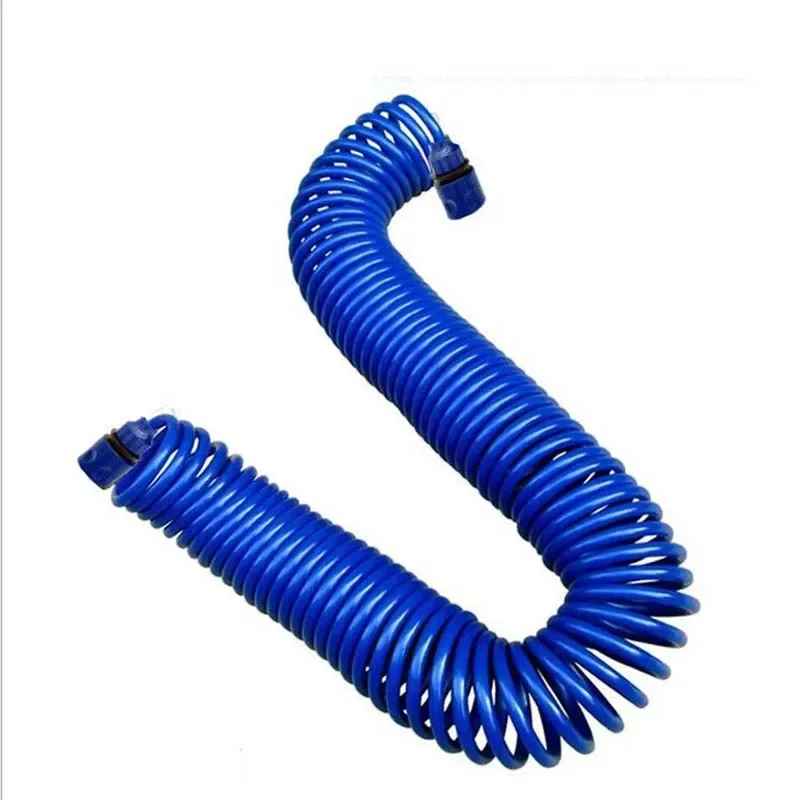 

10/15 м 2 разъема, незамерзающая, морозостойкая садовая трубка, пружинная трубка без завязывания, спиральный инструмент для очистки водопроводных труб