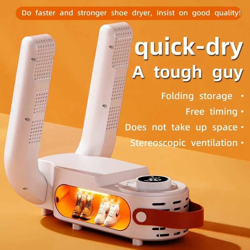 Pengering sepatu cerdas NEWMicrodata 2026 dengan pengering teleskopik yang dapat disesuaikan untuk pengeringan cepat, penghilang bau, dan sterilisasi