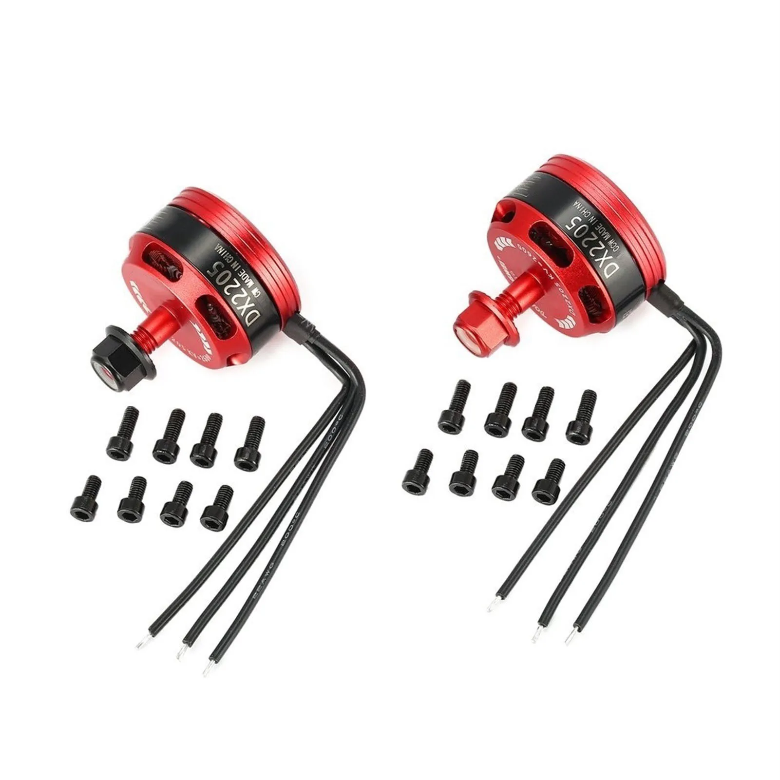 

2Pcs DX2205 2205 2300KV 2-4S CW CCW Brushless Motor For QAV250 X220 280 RC Drone Accessories