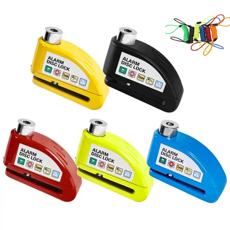 

Wholesale Waterproof Light Weight Safety Disc Brake Bicycle Bike Lock Motorcycle Disc Brake Lock with Alarm